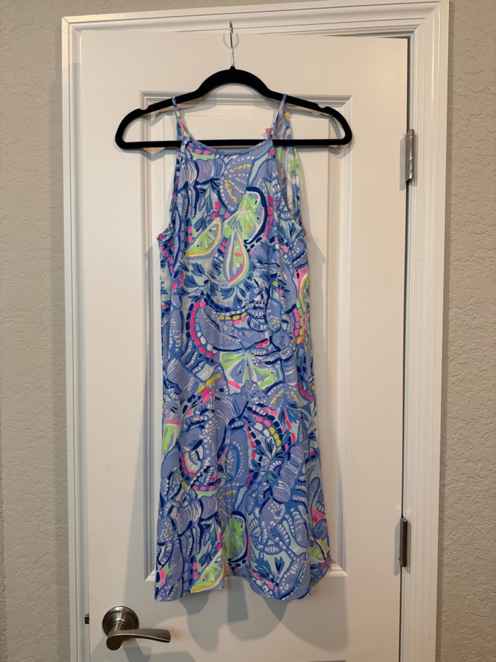 Lilly Pulitzer Blue Multi Paisley-Print Summer Dress